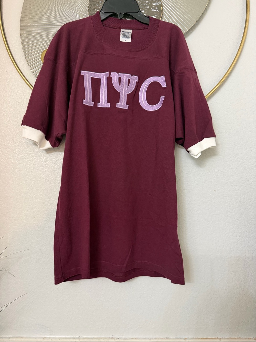 Pi Beta Phi Collegiate Maroon Short Sleeve Tee
